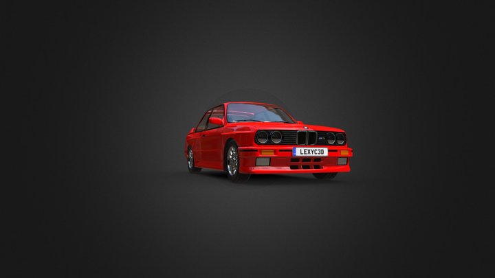 BMW M3 Evolution II ‘88 3D Model