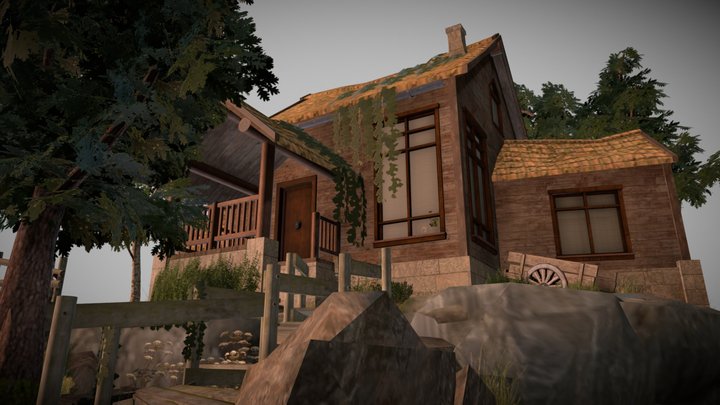 DAE Diorama - Forest Loner 3D Model