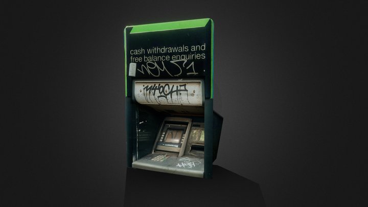 British ATM 3D Model