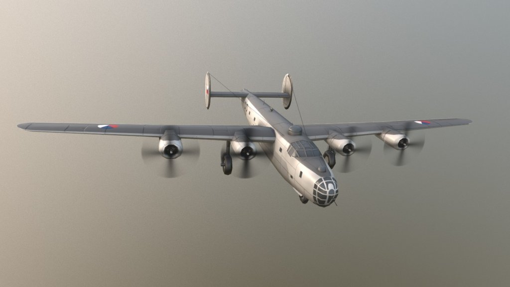 Consolidated B 24 Liberator 3d Model By Jan Bláha Swifterik