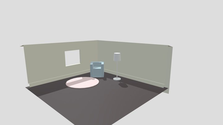 Room Layout 3D Model