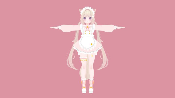 [Outfit] Mini Rabdi Maid For Chiffon 3D Model
