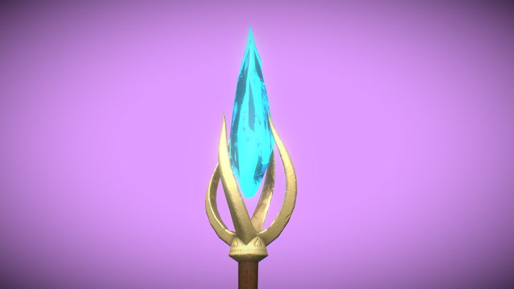 Staff of Antonidas 3D Model