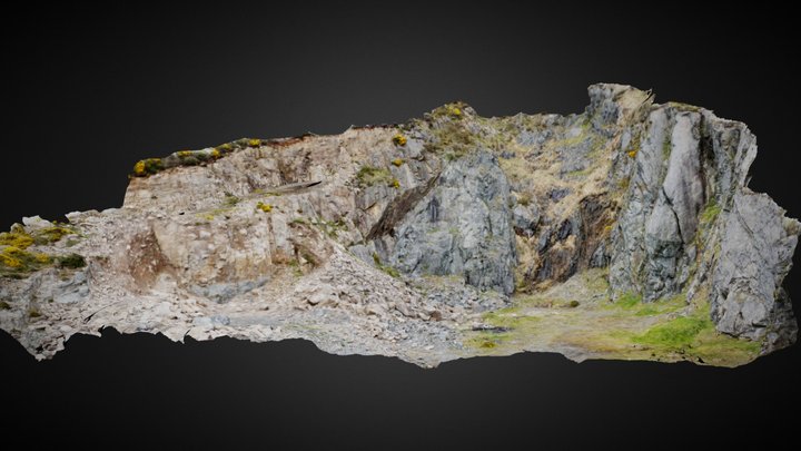 Gullion Ring-Dyke, Camlough Quarry. 3D Model
