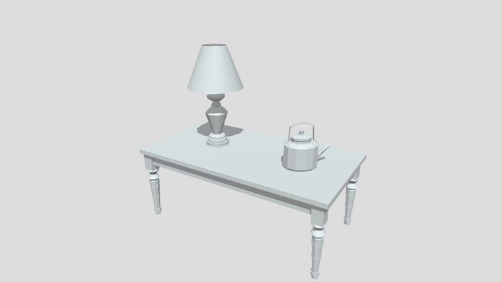 Grandmas House - 3 Simple Props 3D Model