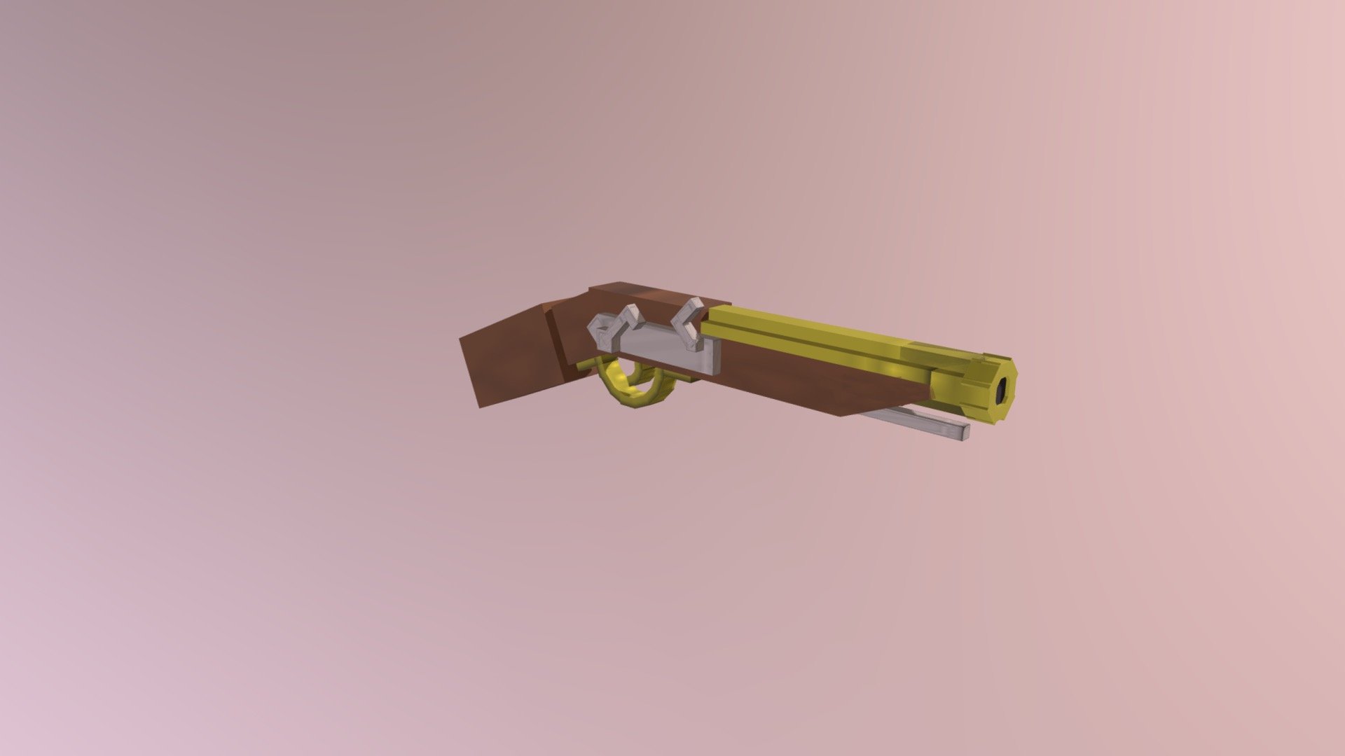 Matchlock Pistol - 3D model by ManMysterious [191dc1e] - Sketchfab