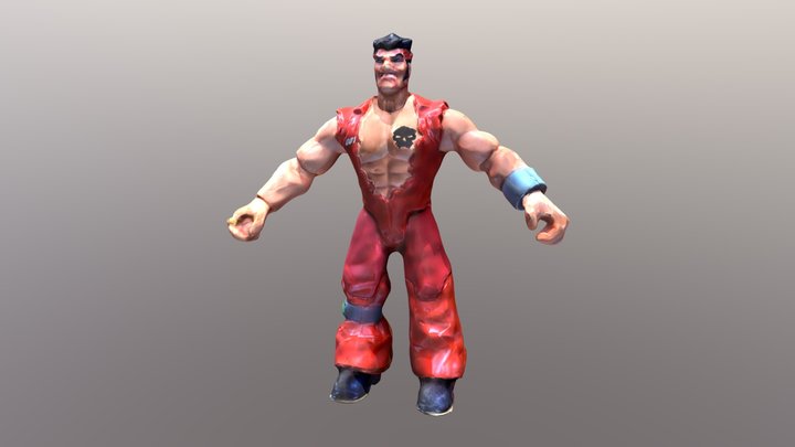 Toy figure - Jet Burner Paine 3D Model