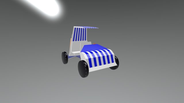Golf Kart 3D Model
