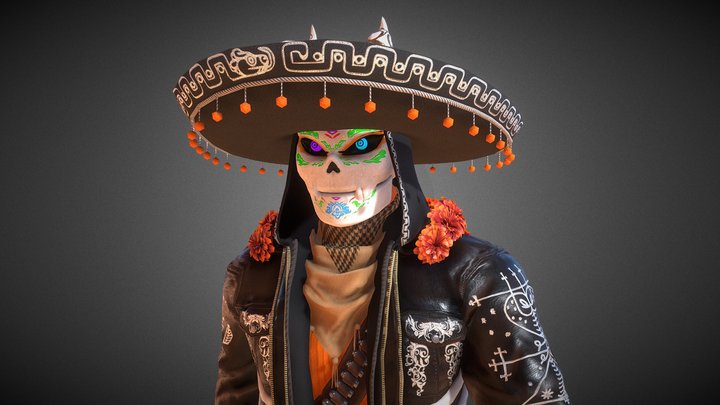 EL CHARRO VTUBER 3D Model