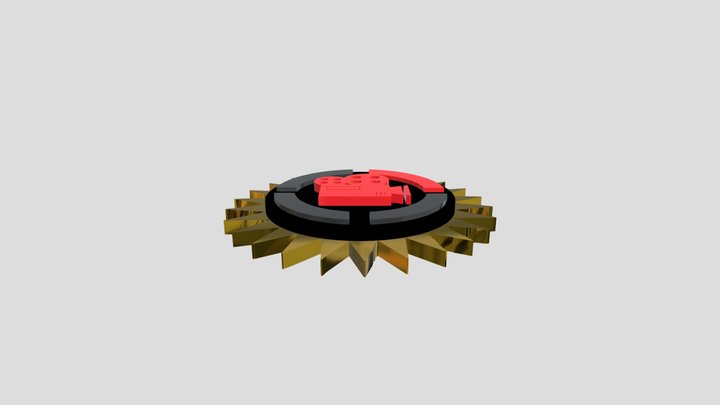 The Film Theorists logo 3D Model