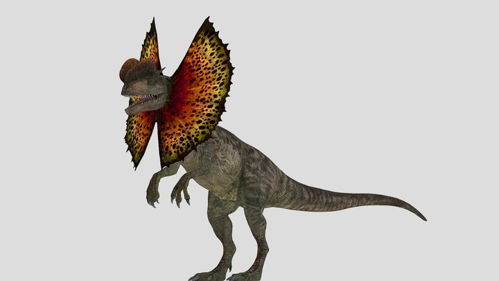 Dilophosaurus – Gratis 3D-model STL