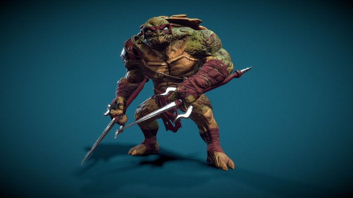Teenage Mutant Ninja Turtles - Raphael 3D Model