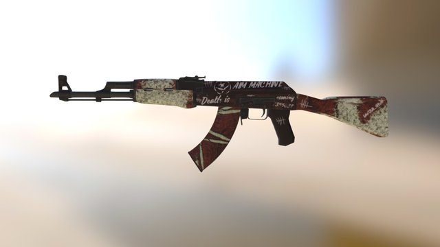 AK47|Forest Marauder 3D Model