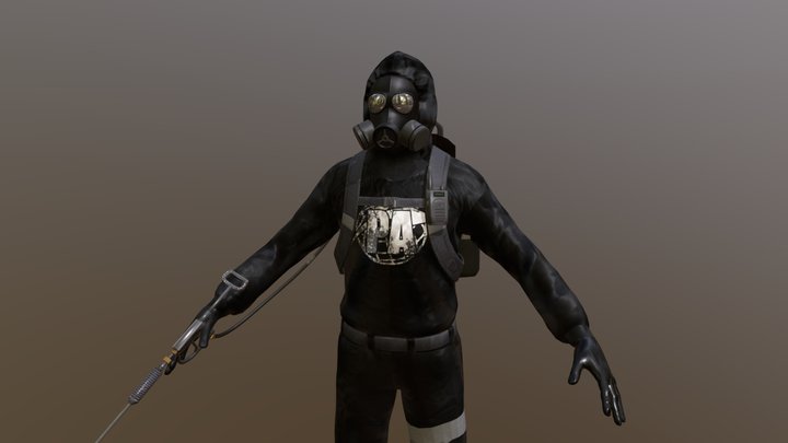 Hazmat Exterminator 3D Model
