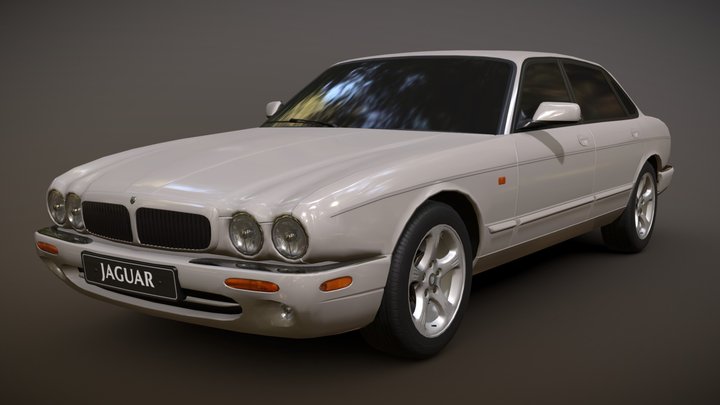 2000 Jaguar XJ Sport (X308 XJ8) 3D Model