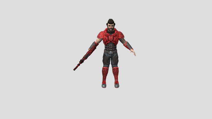 Jack Graves Model 3D Model