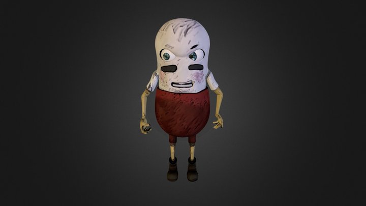 Bill The Pill 3D Model