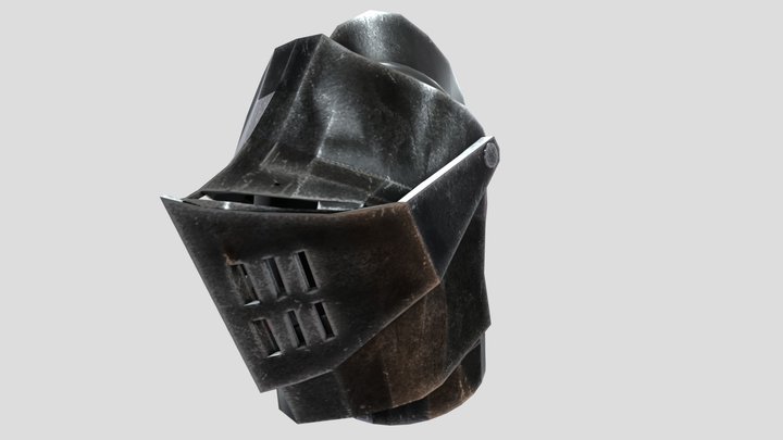 Knights Helmet 3D Model