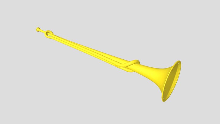 Trompette de parade BESSON E.1362 3D Model