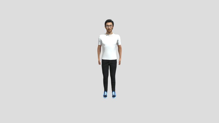 My AVATAR 25 - White Shirt (Data Center) 3D Model