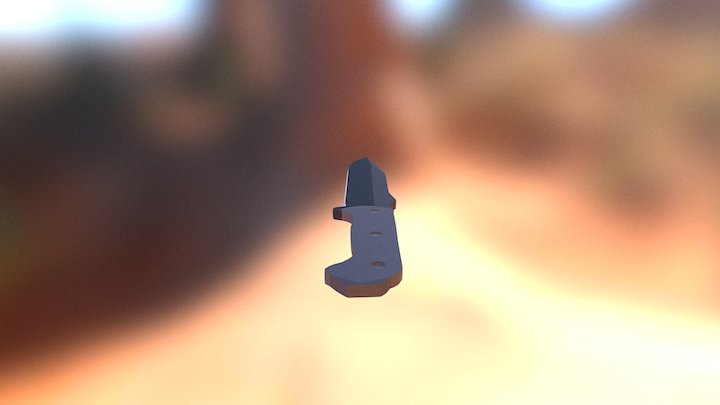 Simple 'Tactical' Knife 3D Model