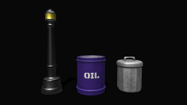 Daylin Sears, SGD 114 - Street Props 3D Model