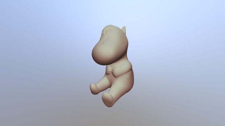 Moomin's girl friend 3D Model
