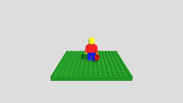 Lego Man 3D Model