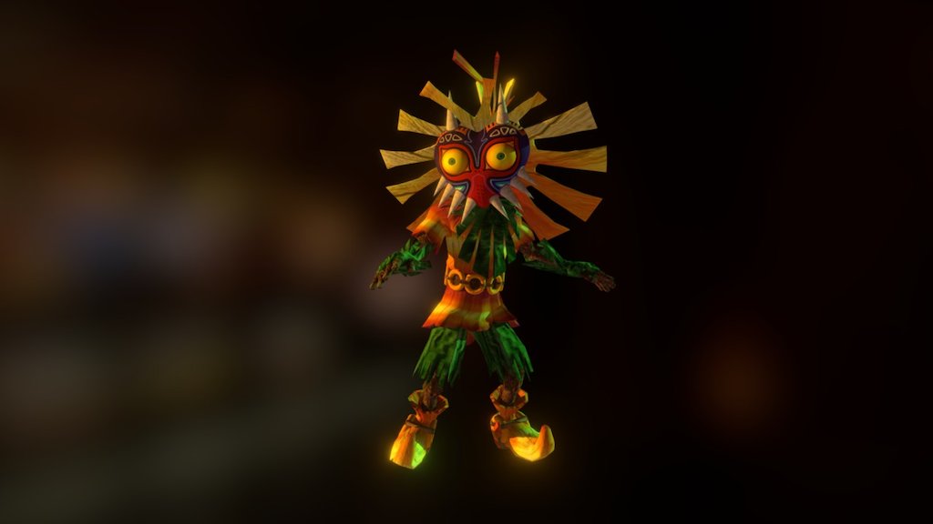 Skull Kid 3D model by Jan (jan_neves) [1923126] Sketchfab