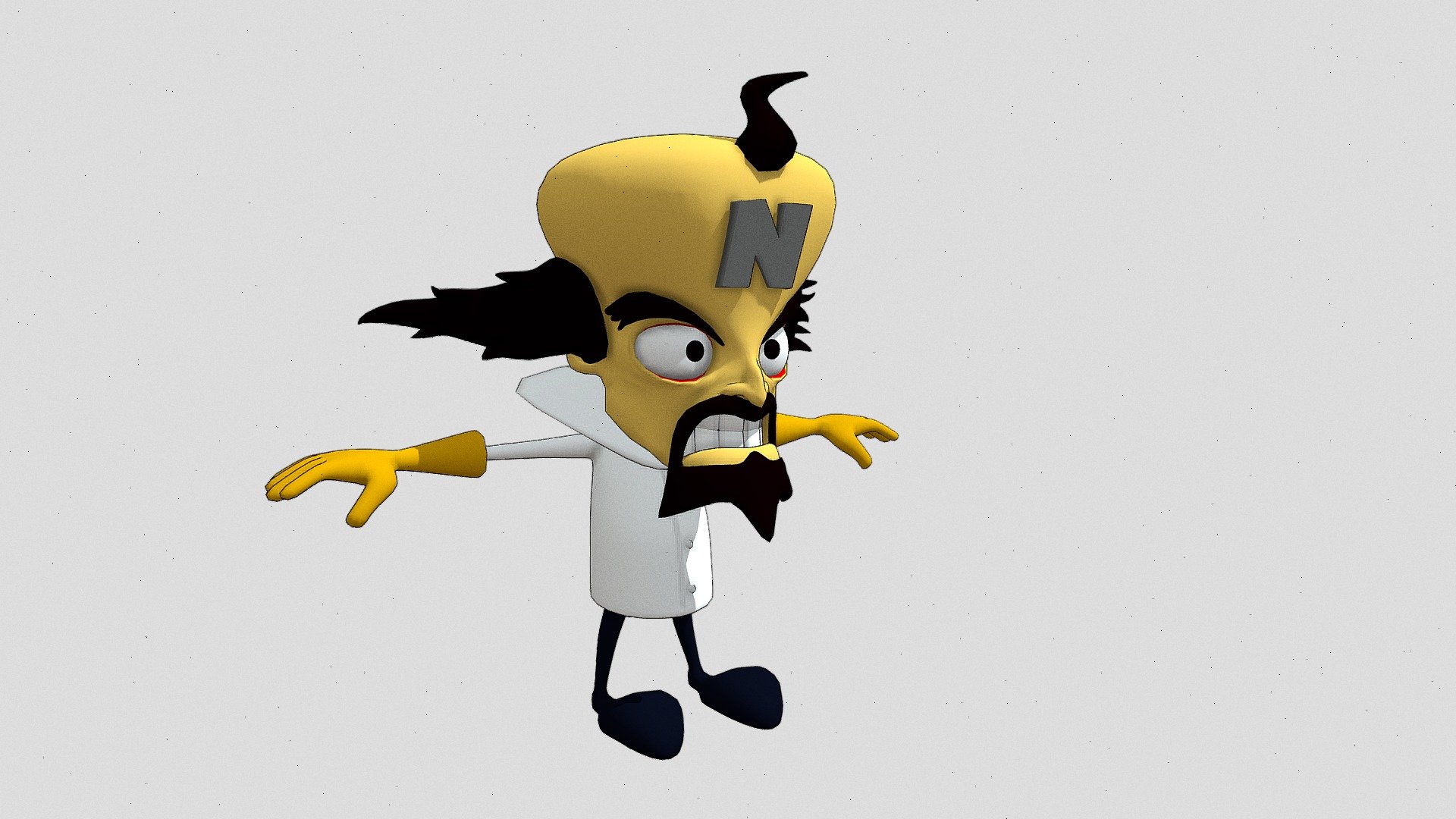 CORTEX CARTOON - Download Free 3D model by 3D Model Dump (@3DModelDump ...