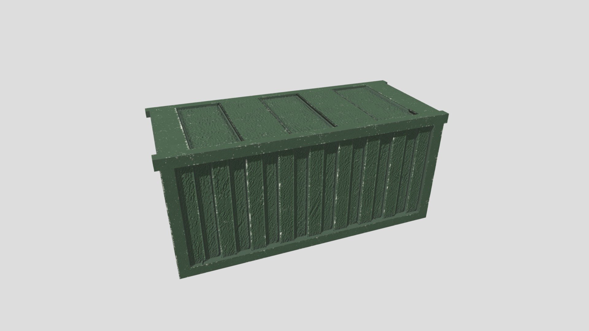 Green Container - 3D model by D.Sergeeva (@NikkiDim) [1924776] - Sketchfab