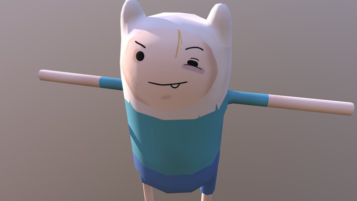 Finn Adventure Time 3D Model
