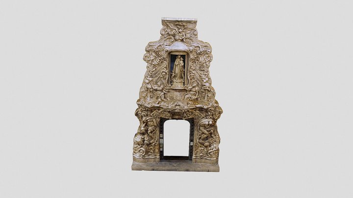 Puerta del Palacio del Marques de dos aguas 3D Model