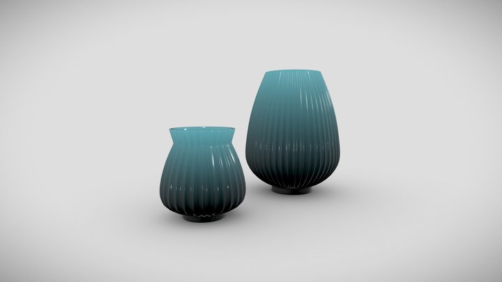 Decorative Vases 2 3D Model