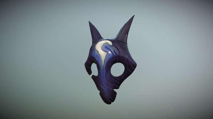 Kindred Wolf Mask 3D Model