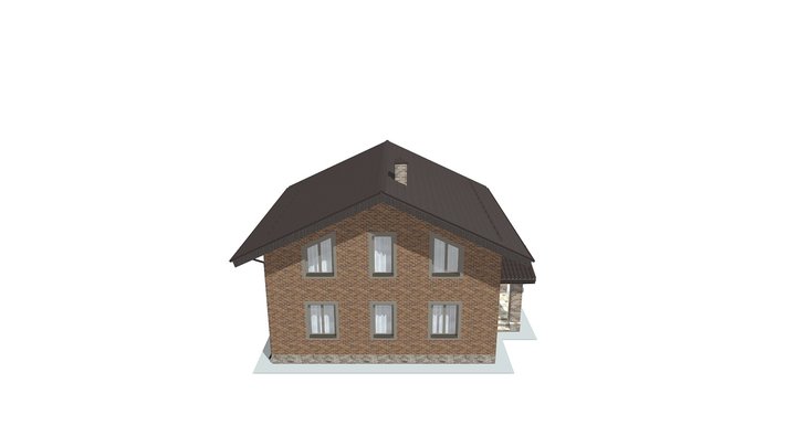 Проект дома М152-20 3D Model