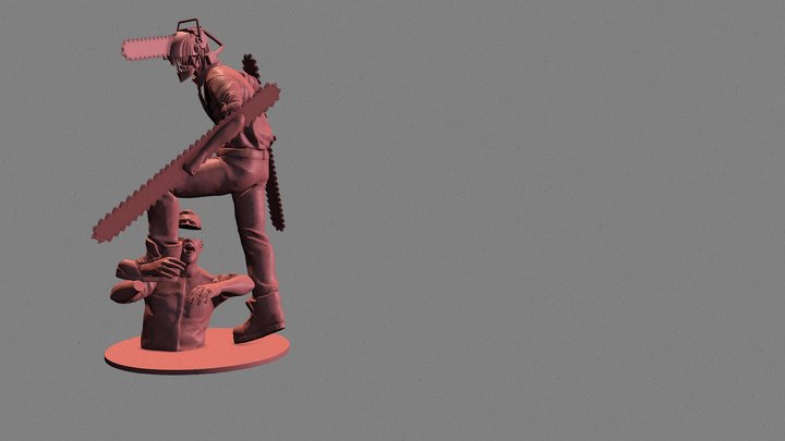 Chainsaw Man 3D Print 3D Model