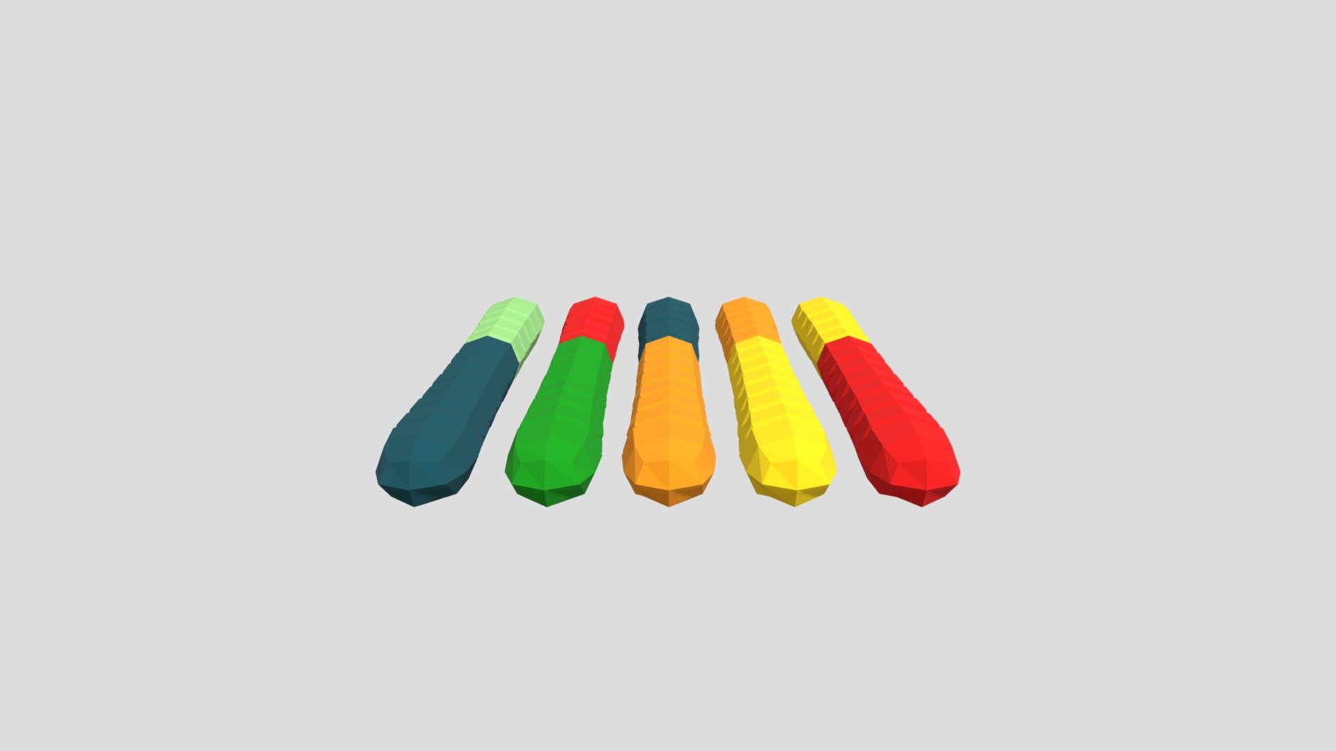 Gummy Worms from Poly by Google