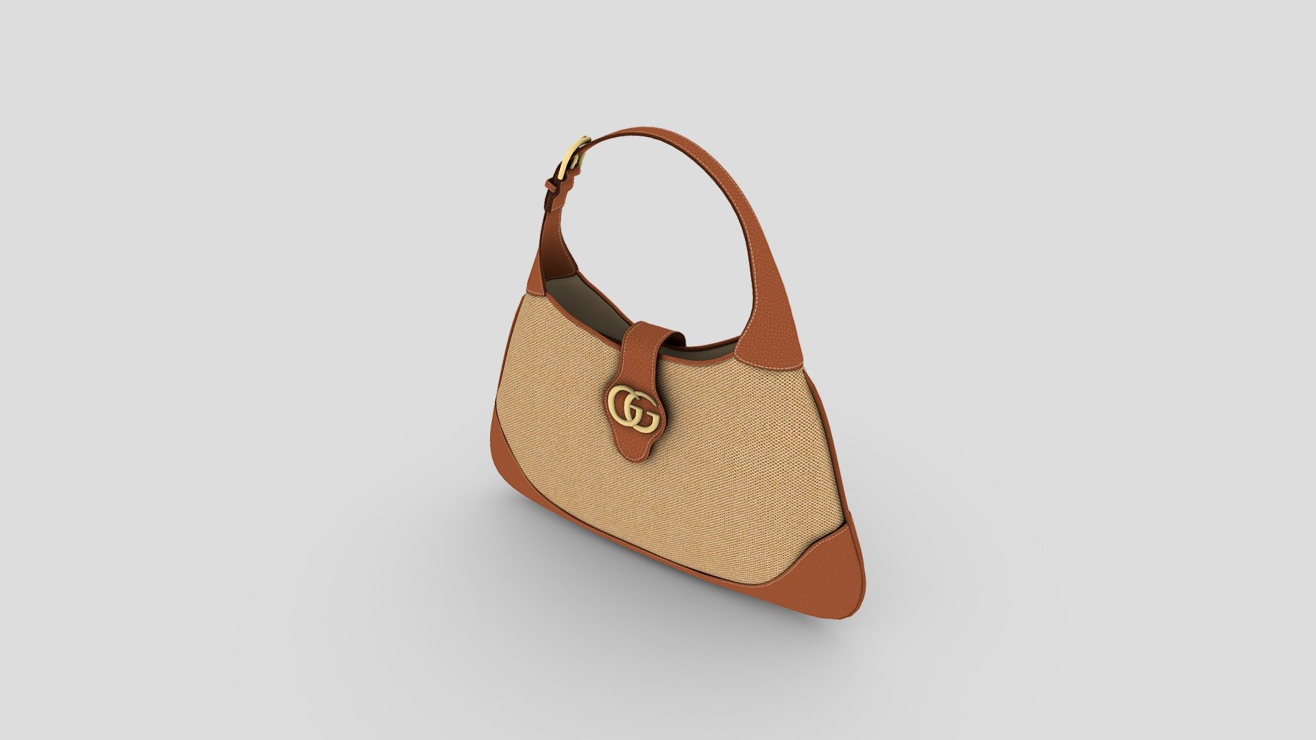 Gucci Jackie 1961 small hobo bag 3D model