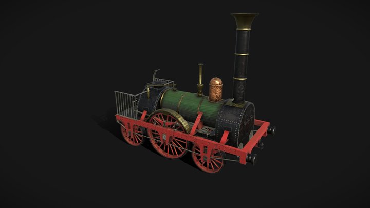 Adlter Train 3D Model
