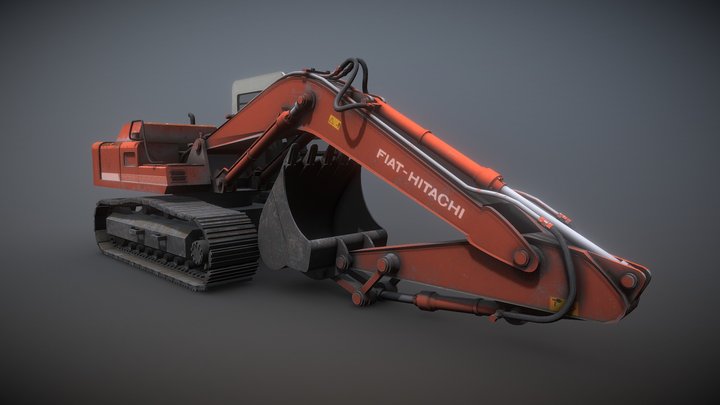 Excavator 3D Model