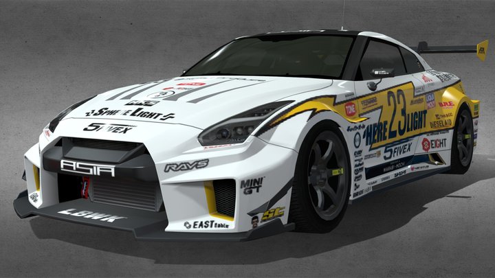 2022 LB-Silhouette WORKS GT NISSAN 35GT-RR (R35) 3D Model