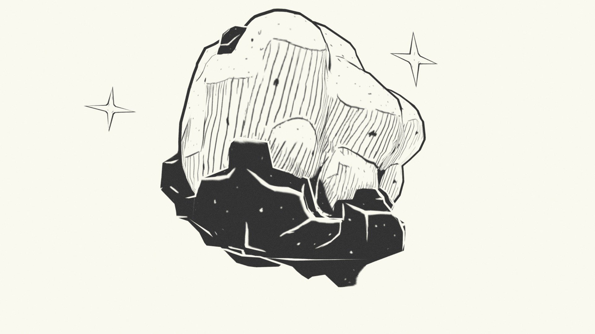 Day 1 Crystal INKTOBER 2021 Download Free 3D model by Brew