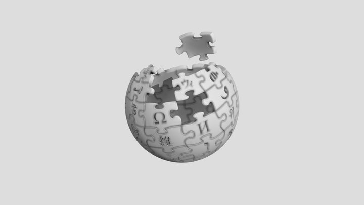 Wikipedia 3D Model