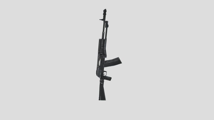 AN94 FreeFire Models 3D Model