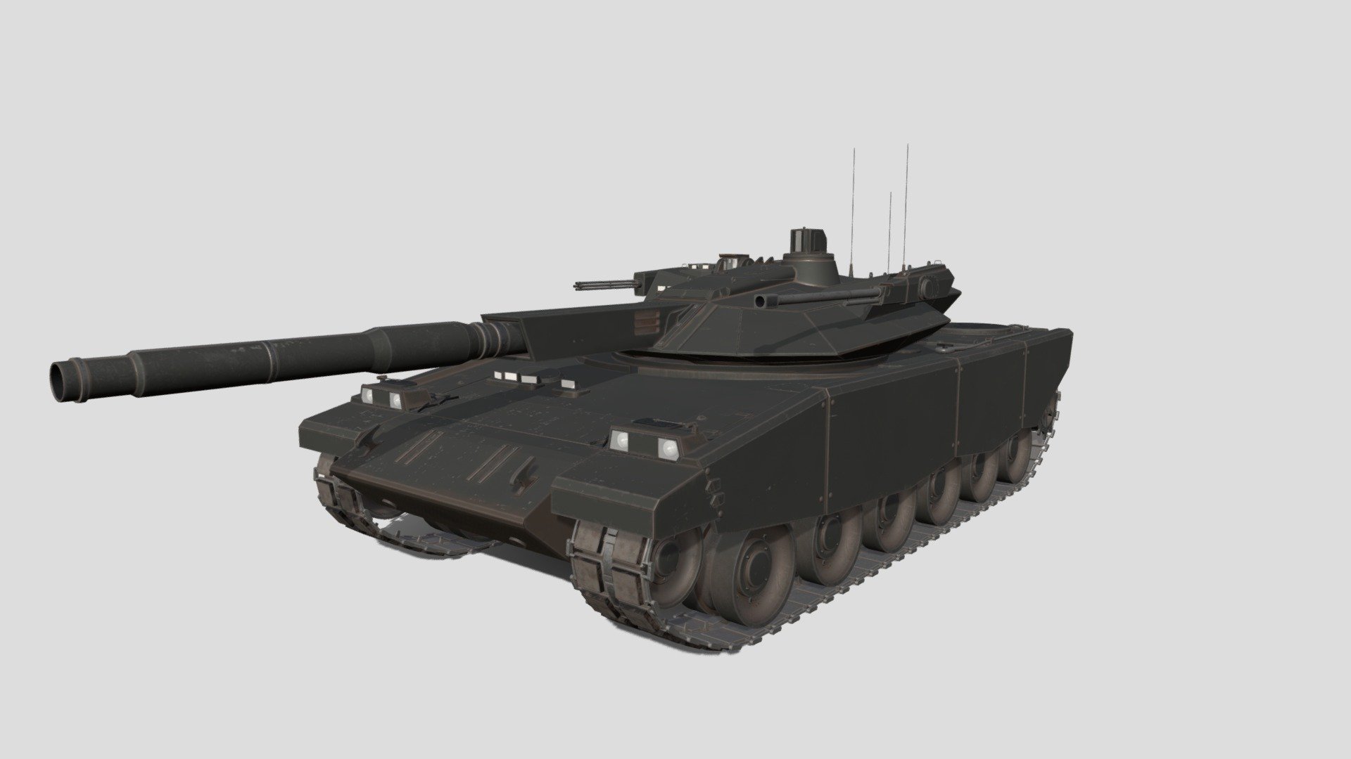 Modern MBT T-118 Jaguar - Buy Royalty Free 3D model by Arcturus ...