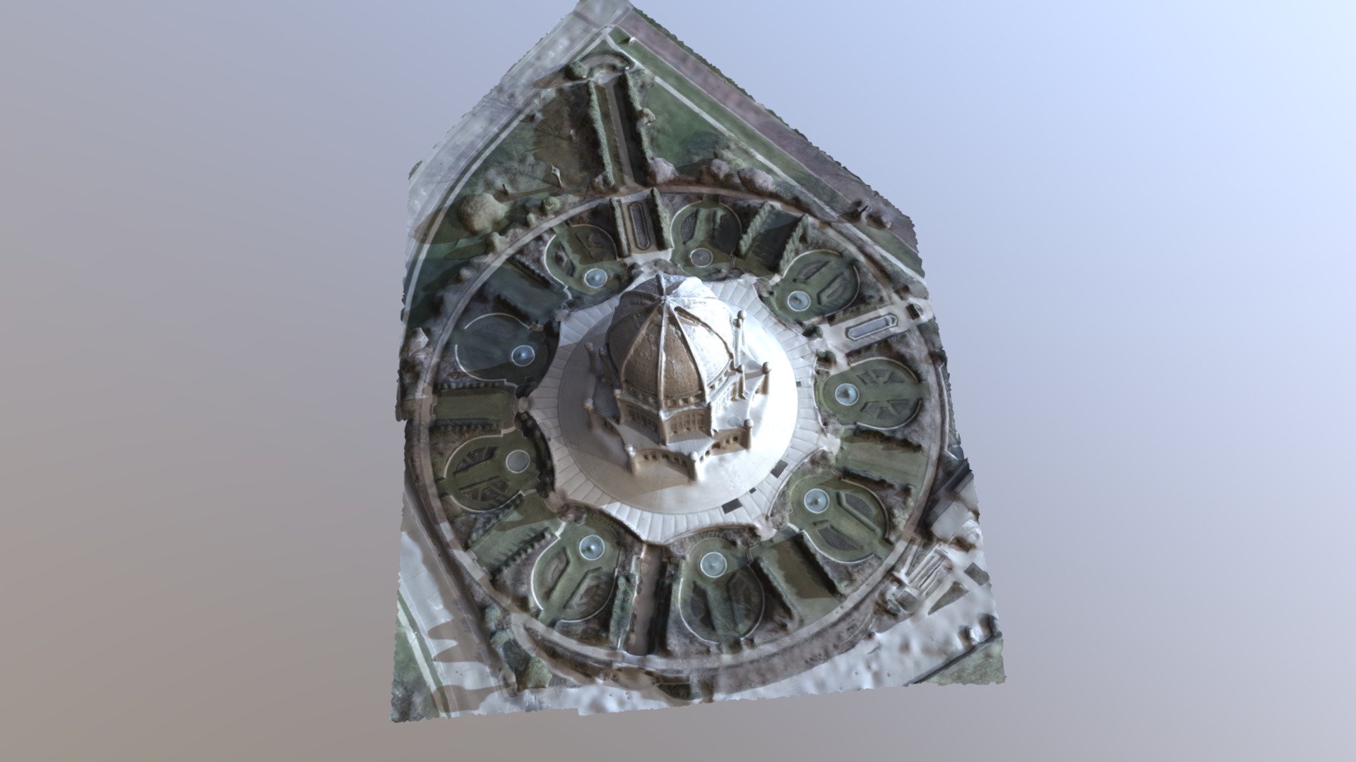 Baha'i Temple near Chicago, USA — Sketchfab embed 3D viewer
