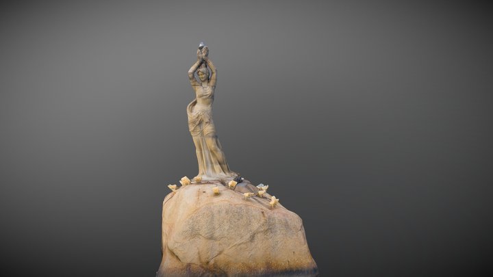 珠海渔女 3D Model