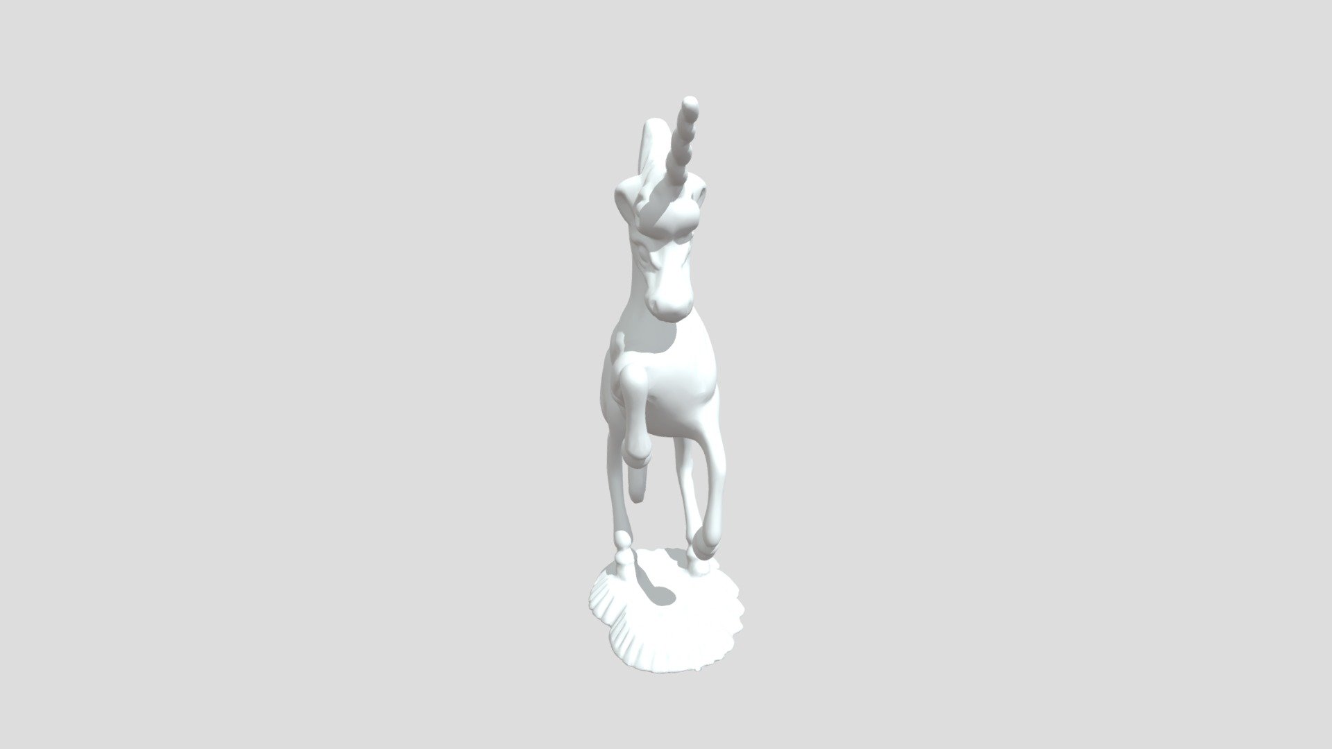Golden Unicorn of Awesome High Res Scan — Sketchfab embed 3D viewer