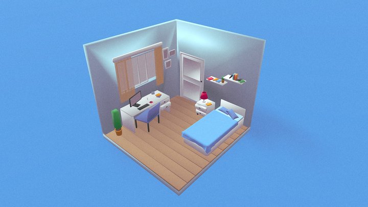 Room Inner View 3D Model